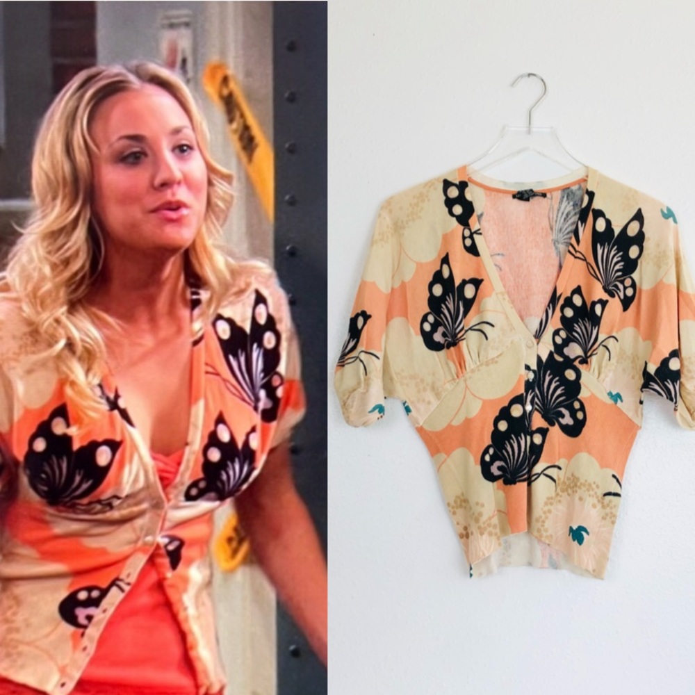 ASO Penny in The Big Bang Theory Butterfly Cardigan Sweater
